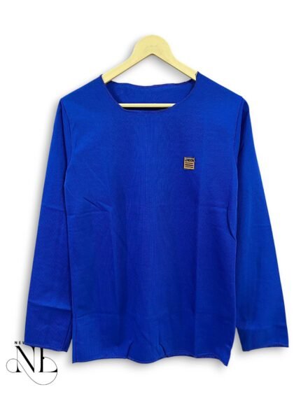 Plain Navy Blue T-Shirt for Men & Stylish Basic