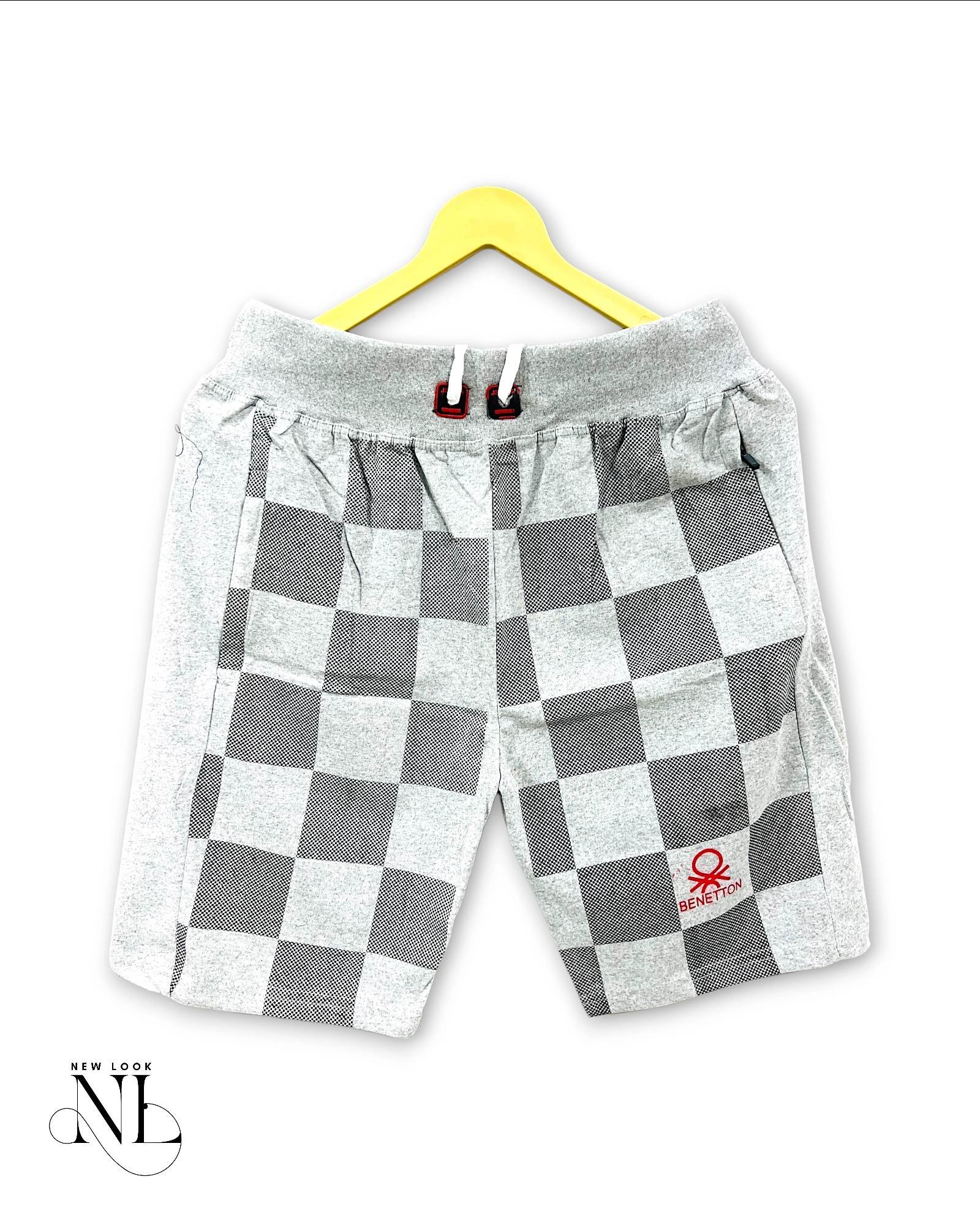 Lite Grey Printed Shorts for Men & Modern Summer Lite Grey Printed Shorts for Men & Modern Summer