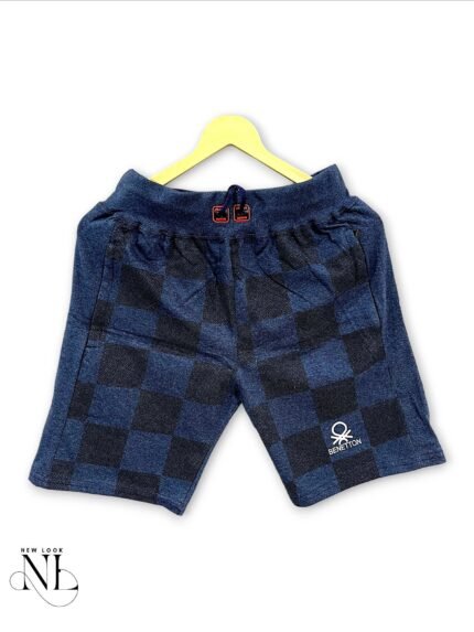 Trendy Blue Printed Shorts for Men Summer