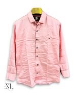 Best Classic Pink Plain Full Shirt for Men Premium