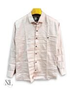 Best Classic Cream Plain Full Shirt for Men Premium