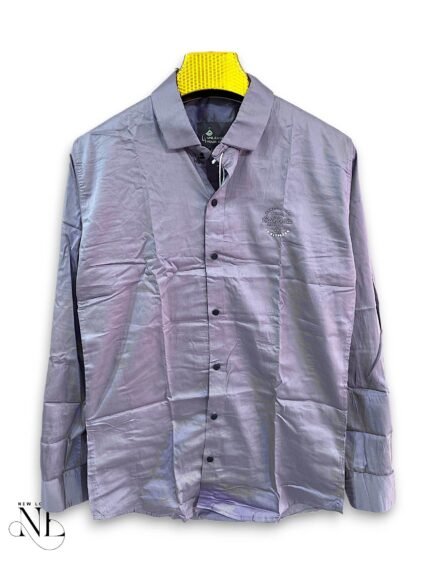Stylish Lite Purple Plain Shirt for Men Premium