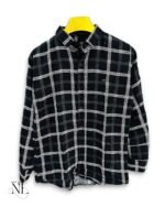 Classic Black Checks Full Sleeve Shirt for Men