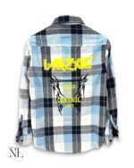 Stylish Sky Blue Checks Full Shirt for Men Premium