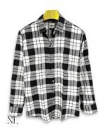 Checks White Full Shirt for Men Premium