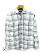 Trendy Lite Grey Checks Full Shirt for Men Urban