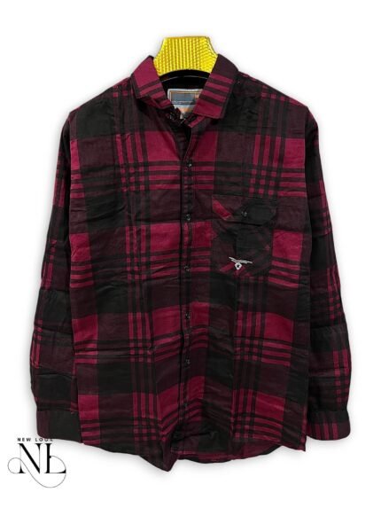 Trendy Red Checks Full Shirt for Men Premium