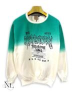 Lite Green Full Sweatshirt for Men Fresh Pastel