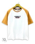 Men's Stylish Orange Printed Oversize T-Shirt & Energetic