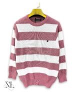 Trendy Pink Stripe Full T-Shirt for Men
