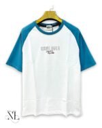 Men's Stylish Blue Printed Oversize T-Shirt Urban Vibes