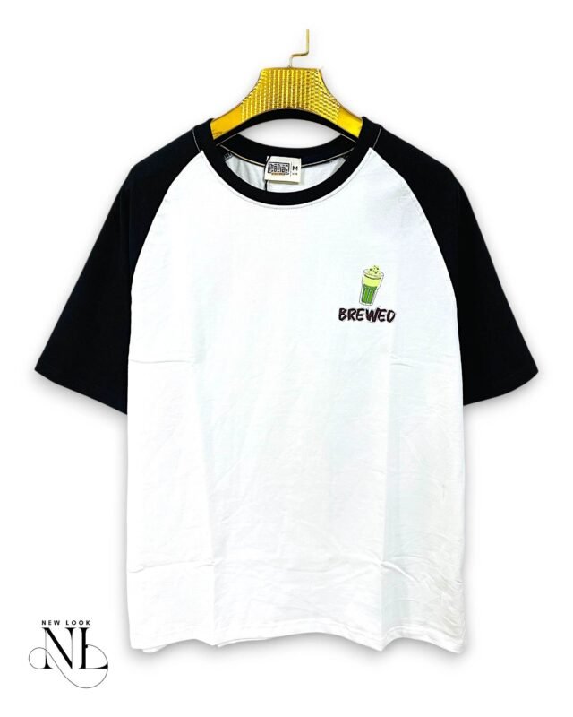 Men's Stylish Black Printed Oversize T-Shirt Streetwear