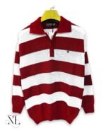 Stylish Red Stripe Full T-Shirt for Men Classic Style