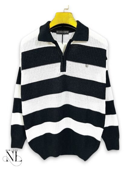 Stylish Black Stripe Full T-Shirt for Men Timeless