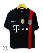 Men's Black Printed Half T-Shirt Bold Designs