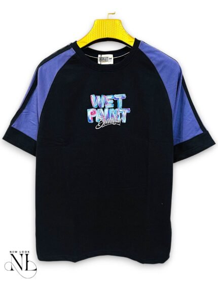 Black Printed Oversize Tshirt for Men Style Essential