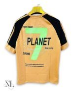 Orange Printed Oversize Tshirt for Men Energy Style