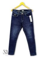 Classic Deep Navy Blue Denim Basic Jeans & Smart Casual