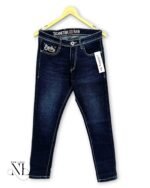 Premium Navy Blue Denim Basic Jeans & Luxury Quality