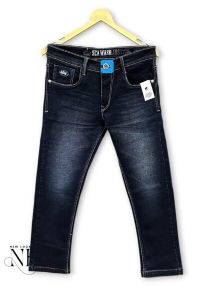 Best Stylish Navy Blue Denim Jeans for Men Fashion Fit