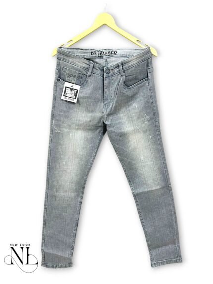Best Stylish Lite Grey Denim Jeans for Men Fashion Fit