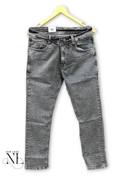 Classic Steel Grey Denim Basic Jeans Premium Quality