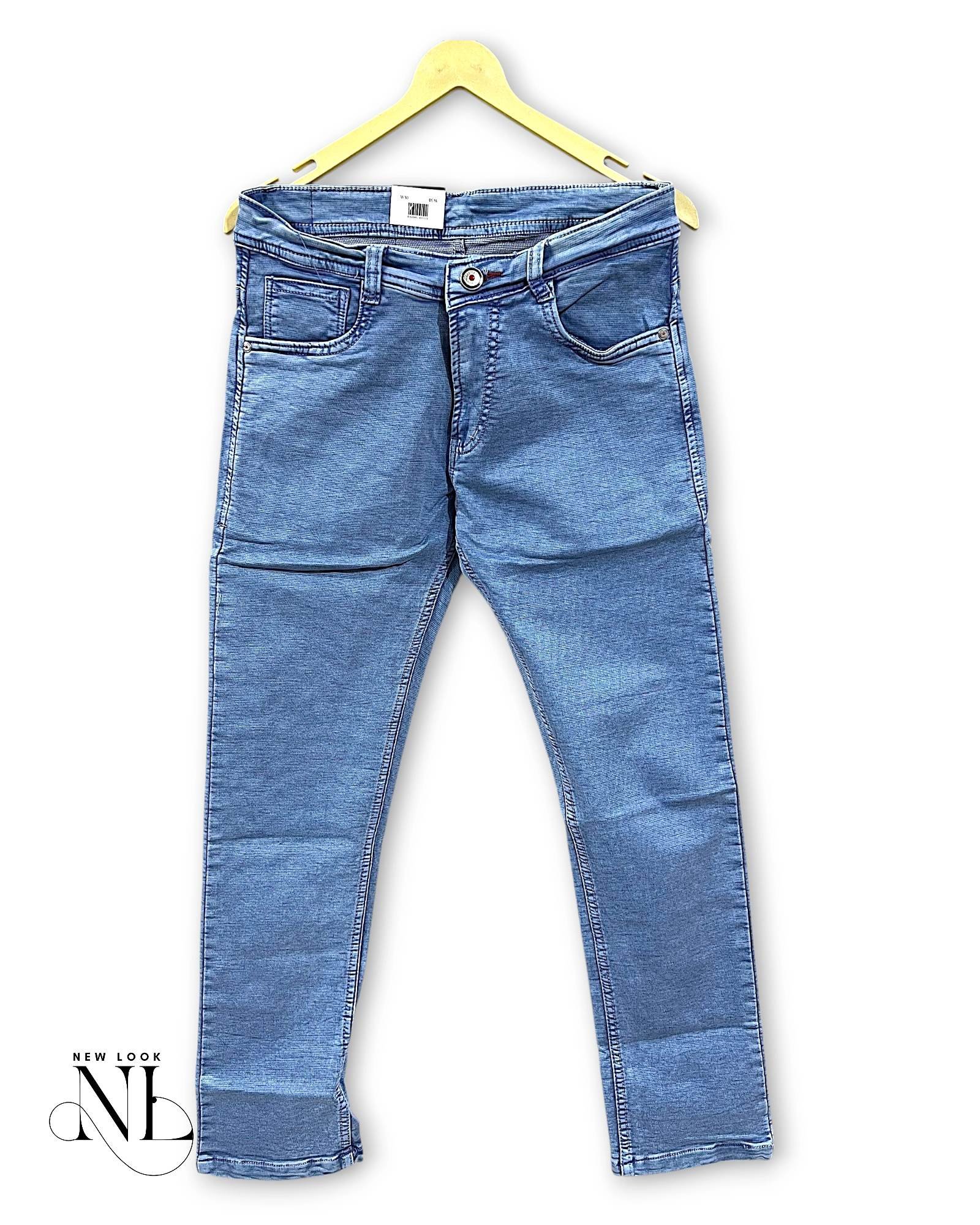 Classic Sky Blue Denim Basic Jeans Premium Quality Classic Sky Blue Denim Basic Jeans Premium Quality