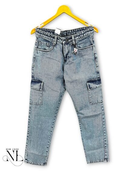 Trendy Sky Blue Denim Joggers for Men & Casual