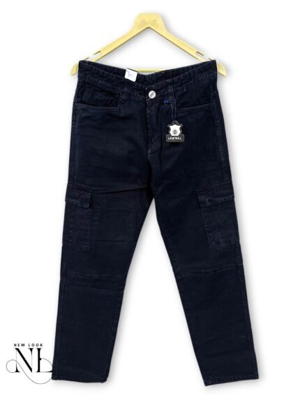 Classic Dark Grey Denim Cargo for Men & Modern