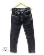 Tailored Grey Basic Jeans for Men & Comfort