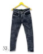 Premium Fit Dark Grey Basic Jeans for Men Stylish
