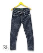 Classic Basic Denim Dark Grey Jeans for Men Versatile