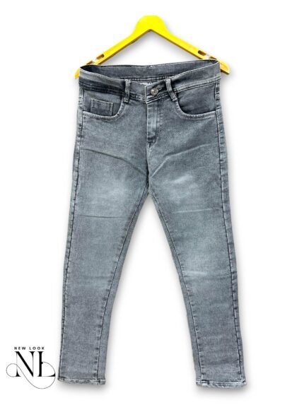 Basic Lite Grey Jeans for Men & Tailored Comfort