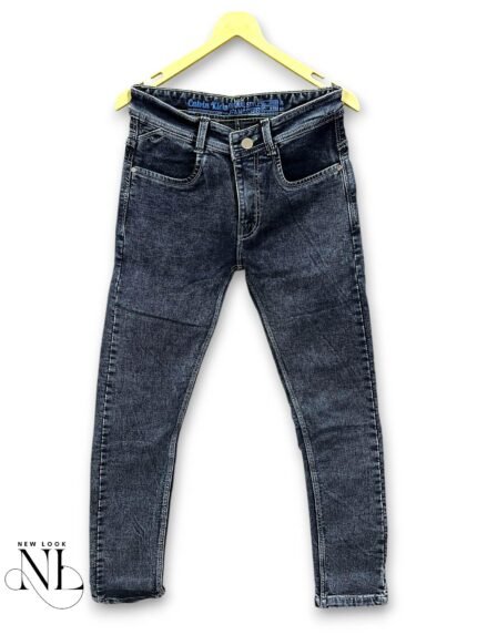 Stylish Dark Grey Basic Jeans for Men Premium Fit
