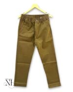 Olive Green Classic Wide Leg Korean Pants & K-Fashion