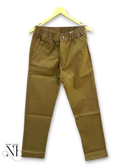 Olive Green Classic Wide Leg Korean Pants & K-Fashion