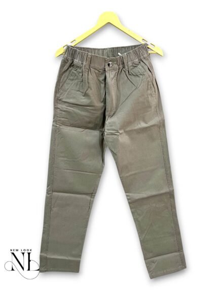 Lite Grey Classic Wide Leg Korean Pants & K-Fashion