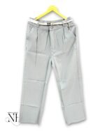 Stylish Lite Grey Wide Leg Korean Pants & K-Fashion