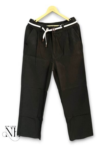 Stylish Dark Green Wide Leg Korean Pants & K-Fashion