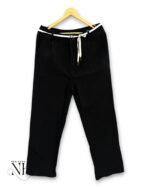 Black Korean Style Wide Leg Pants for Men & K-Fashion