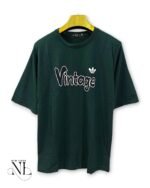 Men's Dark Green Oversize T-Shirt For Men Style