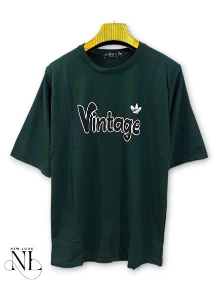 Men's Dark Green Oversize T-Shirt For Men Style