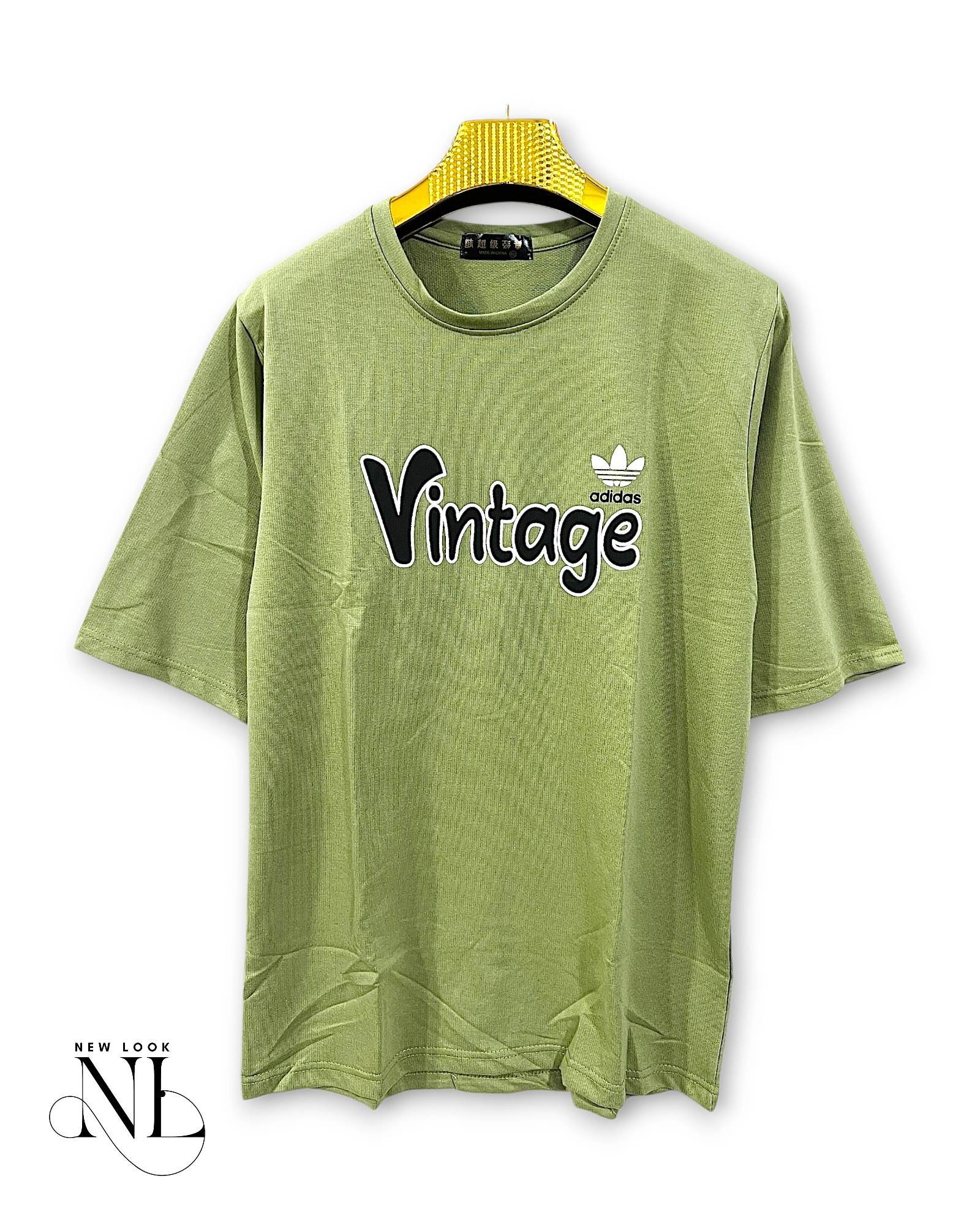 Pista Green Printed Oversize T-Shirt for Men Style Pista Green Printed Oversize T-Shirt for Men Style