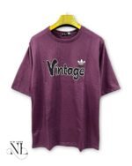 Lite Purple Oversize T-Shirt for Men Streetwear