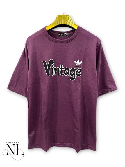 Lite Purple Oversize T-Shirt for Men Streetwear