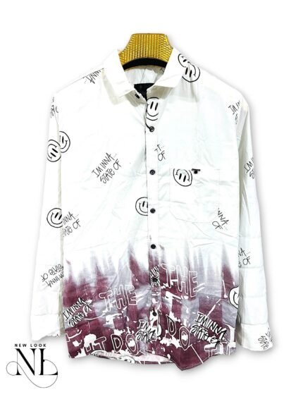 Brown Printed Shirt for Men Stylish Earth