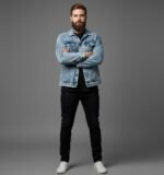 Stylish Ice Blue Denim Jacket & Forward Jacket