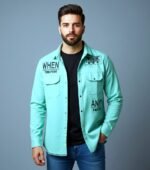 Casual Sky Blue Denim Jacket for Men & Fresh Summer Style