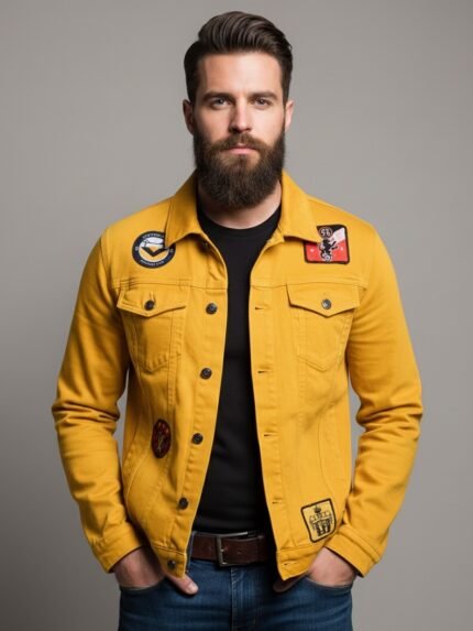 Stylish Yellow Denim Jacket & Summer Style Essential