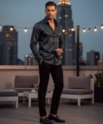 The Forest Dark Green Plain Full Shirt & Timeless Elegance